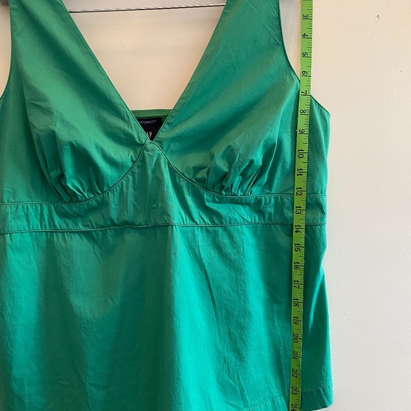 GAP Green Maternity Halter SZ-L Cute Shirt - Picture 13 of 16